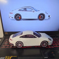 Porche 911 GT3 Paperback Design PDF ( 2-5 colors )
