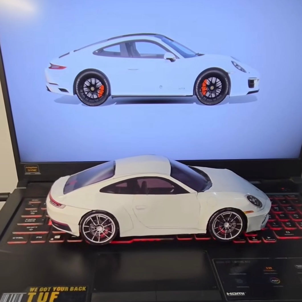 Porche 911 GT3 Paperback Design PDF ( 2-5 colors )